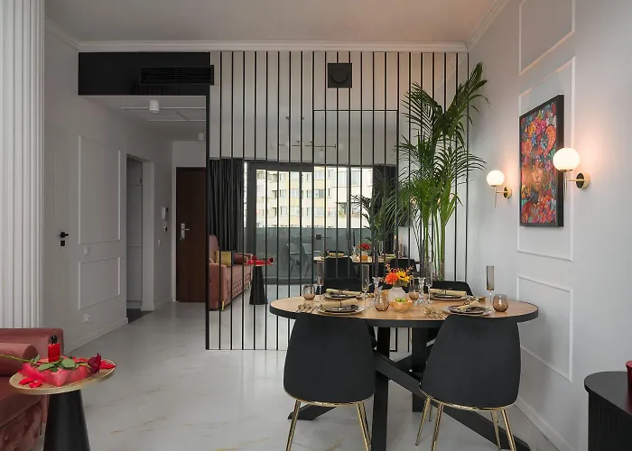 Daire Urban Elite Private 2 Person Jacuzzi Hanza Tower Szczecin